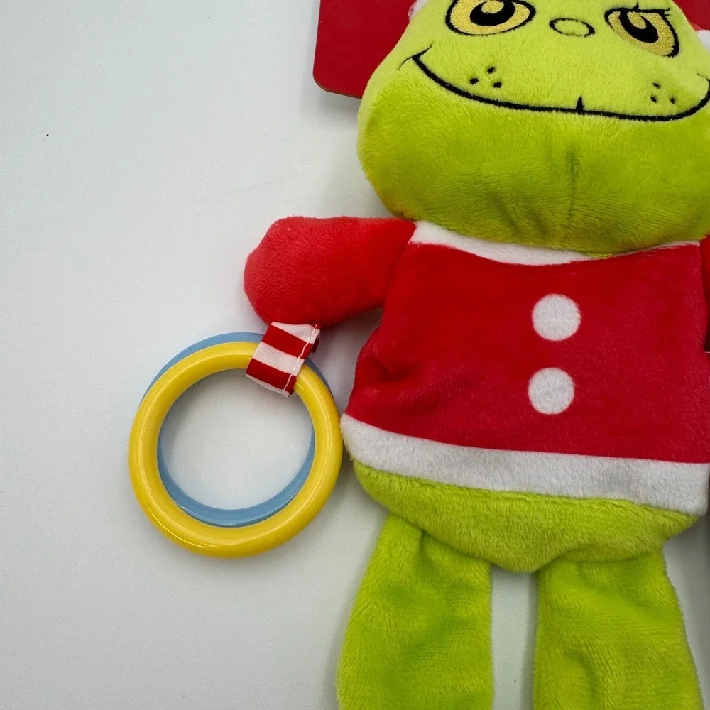 Infantino Grinch‎ Activity Pal Plush Clip On Baby Toy Christmas NEW